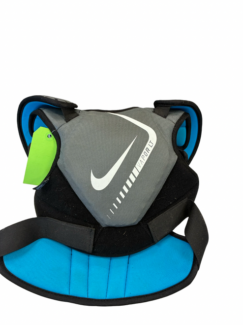 Vist Large View of Product Image Which is Used Nike VAPOR LT CHEST PROTECTOR Lacrosse Shoulder Pads Grey MD