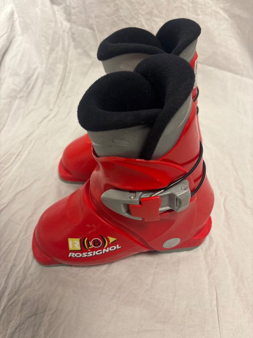 Vist Large View of Product Image Which is Used Rossignol 18 Boys DH Ski Boot Red 175 MP - Y11