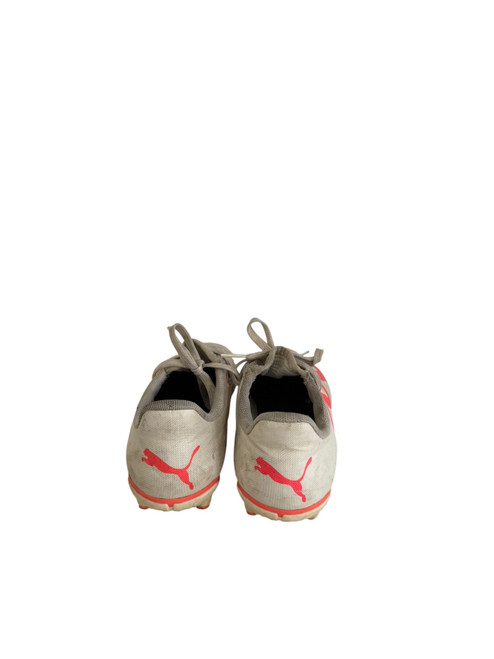 Vist Large View of Product Image Which is Used Puma Soccer Cleats White Adjustable