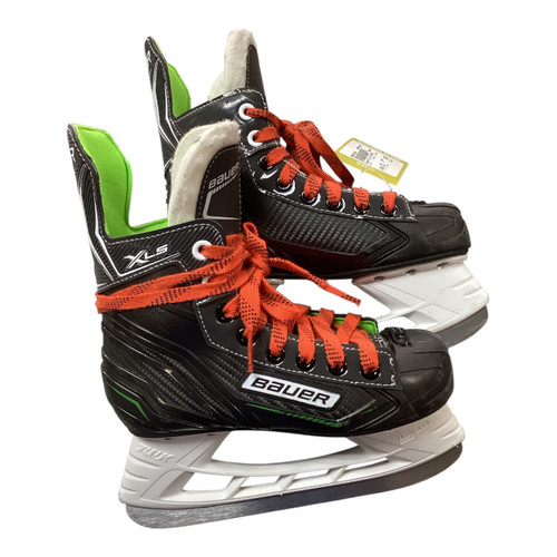 Vist Large View of Product Image Which is Used Bauer SZ 2 XLS SKATES Junior Hockey Skate Junior 02