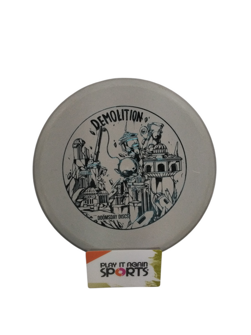 Vist Large View of Product Image Which is Used DOOMSDAY DEMOLITION Disc Golf Putter Grey