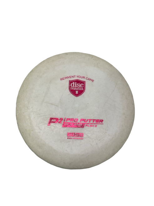 Vist Large View of Product Image Which is Used Discmania P2 D LINE FLEX 2 Disc Golf Putter White