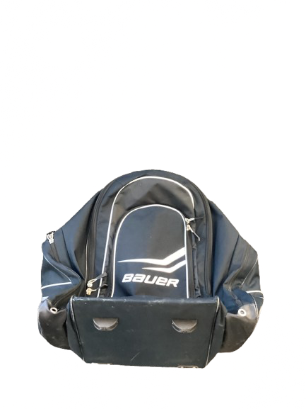 Vist Large View of Product Image Which is Used Bauer Sr Hockey Wheeled Black