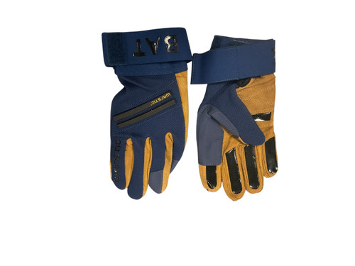 Vist Large View of Product Image Which is Used Warstic BB/SB Batting Gloves Navy Blue SM