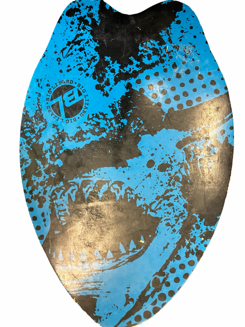 Vist Large View of Product Image Which is Used BIG LIZARD Skim Board Royal Blue 24"