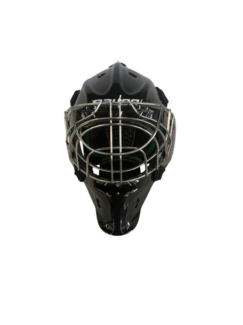 Vist Large View of Product Image Which is Used Bauer NME 4 Junior Goalie Helmet/Mask Black One Size