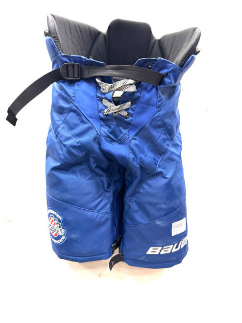 Vist Large View of Product Image Which is Used Bauer ROCHESTER JUNIOR AMERICANS Intermediate Pant Royal Blue MD