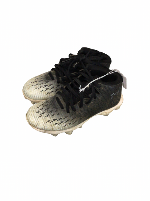 Vist Large View of Product Image Which is Used Under Armour Jr FB Cleats Black Junior 01.5