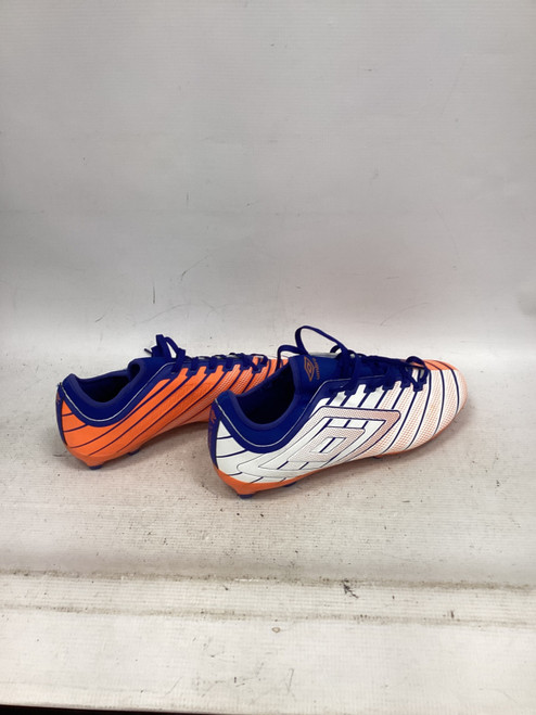 Vist Large View of Product Image Which is Used Umbro VELOCITA Soccer Cleats White And Orange Senior 11.5