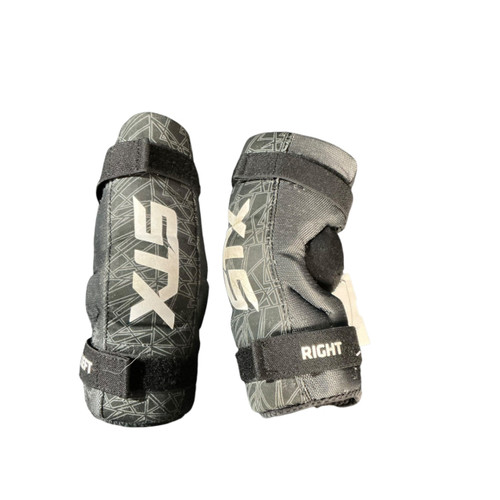 Vist Large View of Product Image Which is Used STX YTH STALLION 75 ARMPADS Lacrosse Arm Pads/Guards Black SM