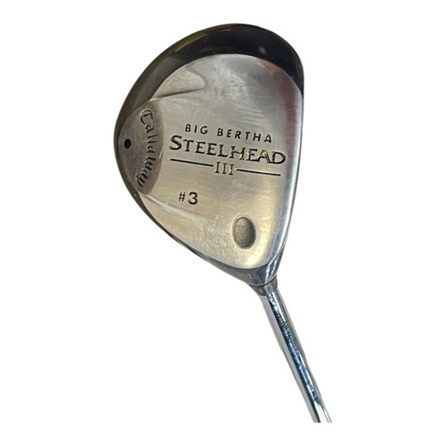 Vist Large View of Product Image Which is Used Callaway BB STEELHEAD III Mens Fairway Wood RH 3 Wood