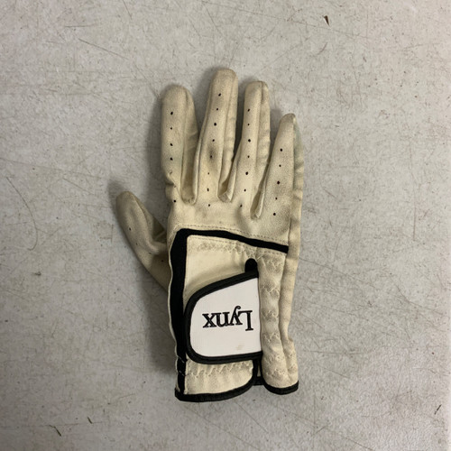 Vist Large View of Product Image Which is Used Lynx Jr Golf Glove White S/M