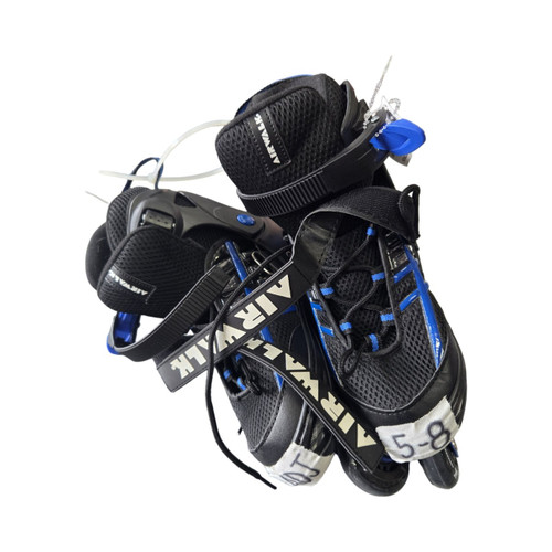 Vist Large View of Product Image Which is Used Airwalk ADJ 5/8 Senior Rec Fitness Skates Black Adjustable