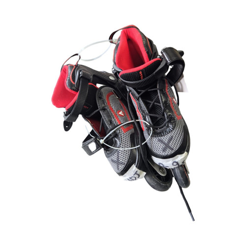 Vist Large View of Product Image Which is Used Airwalk ADJ 8-9.5 INLINE SKATES Senior Rec Fitness Skates Black Adjustable