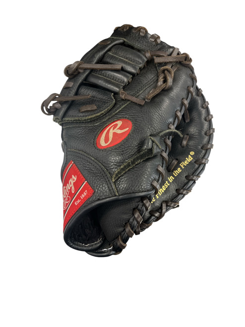 Vist Large View of Product Image Which is Used Rawlings 11.5IN HIGHLIGHT SERIES BB/SB First Base RH Throw Black 11 1/2"