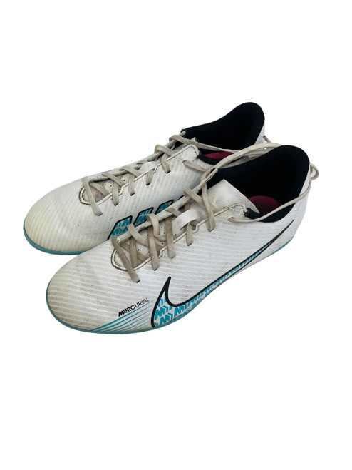 Vist Large View of Product Image Which is Used Nike Mercurial Jr 6 Soccer Cleats White 