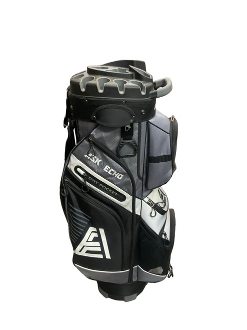Vist Large View of Product Image Which is Used ASK ECHO CART BAG Mens Cart Bag Black