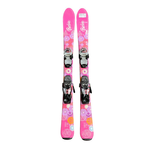 Vist Large View of Product Image Which is Used Elan BARBIE Girls DH Ski/Binding Pink 100 cm
