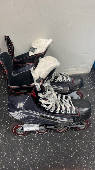 Vist Large View of Product Image Which is Used Bauer VAPOR Senior Rec Fitness Skates Black Senior 9
