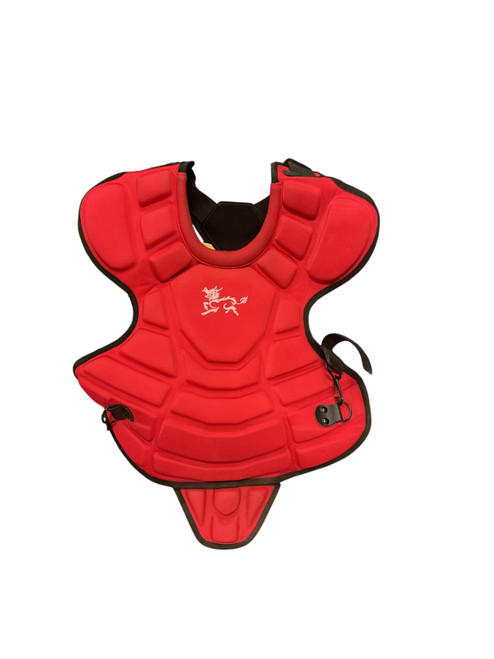 Vist Large View of Product Image Which is Used JADEKYCIN CHEST PROTECTOR Catchers Chest Protector Red Youth