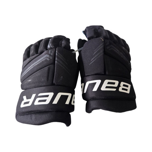 Vist Large View of Product Image Which is Used Bauer X GLOVES SIZE 12 Junior Gloves Black 12"