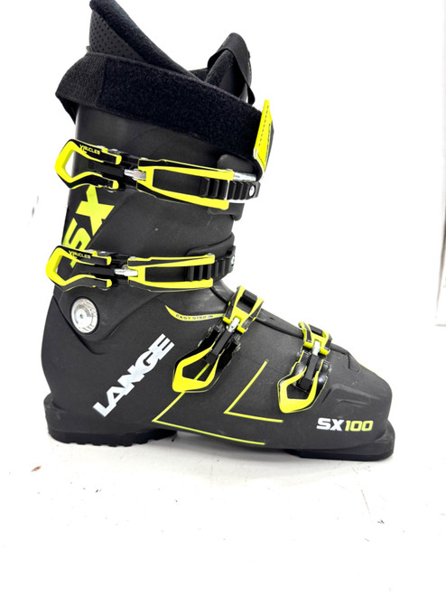 Vist Large View of Product Image Which is Used Lange SX100 Mens DH Ski Boot Black 275 MP - M09.5 - W10.5