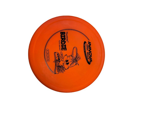 Vist Large View of Product Image Which is Used Innova DX BIRDIE THUMTRAC Disc Golf Putter Orange 159g
