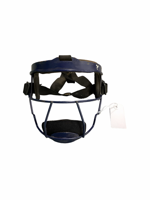 Vist Large View of Product Image Which is Used BoomBah DEFCON BB/SB Fielders Mask Navy Blue LG