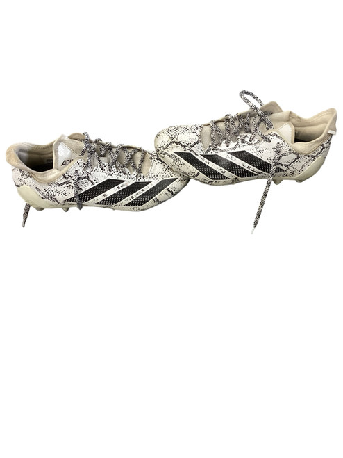Vist Large View of Product Image Which is Used Adidas Adult FB Cleats White Senior 10.5