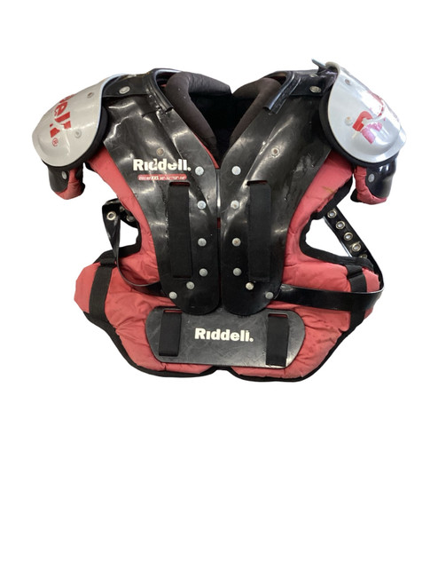 Vist Large View of Product Image Which is Used Riddell EVX YOUTH FB Shoulder Pads Black XXS