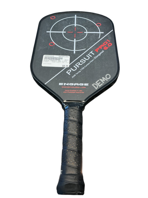 Vist Large View of Product Image Which is Used Engage PURSUIT PRO 1 6.0 Pickleball Racquet Black