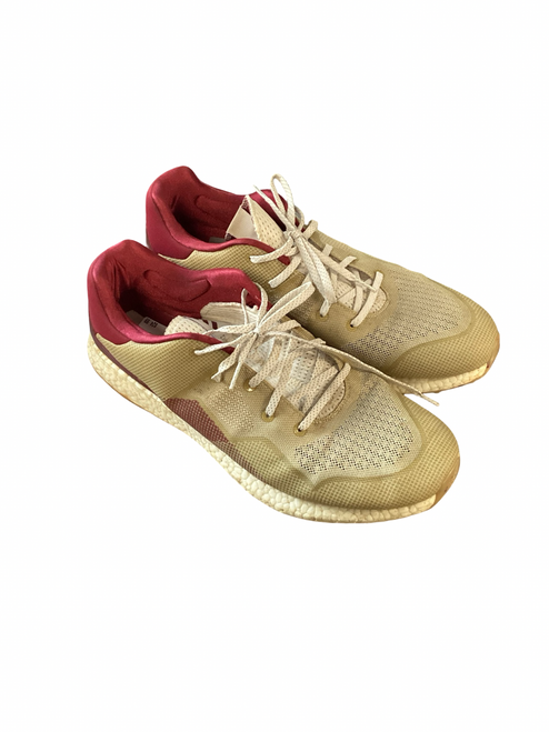 Vist Large View of Product Image Which is Used Adidas BOOST SZ 12.5 TURF CLEATS BB/SB Cleats Red Senior 12.5