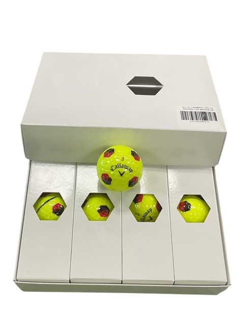 Vist Large View of Product Image Which is Used Callaway CALLAWAY CHROME SOFT YELLOW TRUE TRACK 12 Pack - Golf Balls