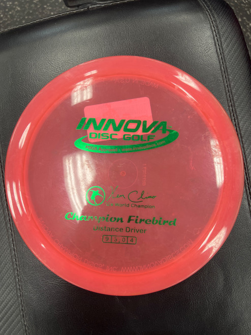 Vist Large View of Product Image Which is Used Innova CHAMPION FIREBIRD Disc Golf Driver Pink