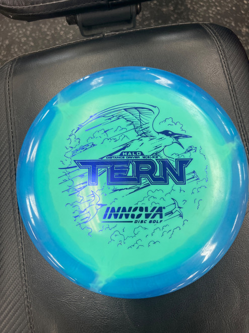Vist Large View of Product Image Which is Used Innova HALO TERN Disc Golf Driver Royal Blue