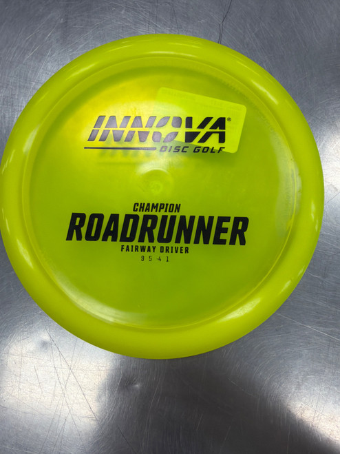 Vist Large View of Product Image Which is Used Innova CHAMPION ROADRUNNER Disc Golf Driver Yellow