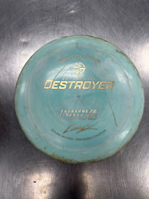 Vist Large View of Product Image Which is Used Innova SWIRLED STAR DESTROYER Disc Golf Driver None