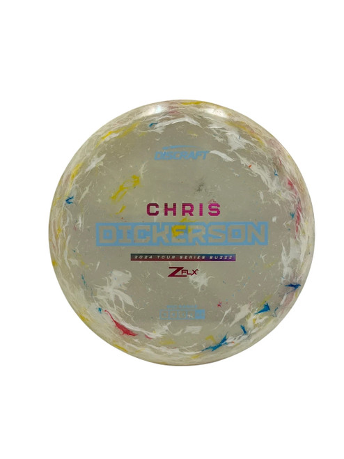 Vist Large View of Product Image Which is Used Discraft ZFlx Tour Series Chris Dickerson Buzzz 174g Disc Golf Mid Range