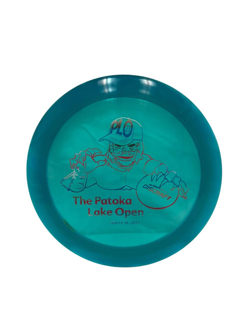 Vist Large View of Product Image Which is Used Discraft Force Tournament Stamp 174g Disc Golf Driver Teal