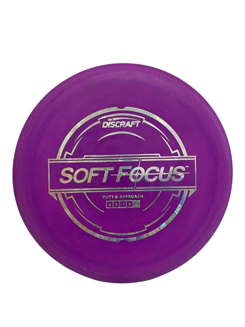Vist Large View of Product Image Which is Used Discraft Soft Focus 172g Disc Golf Putter Purple