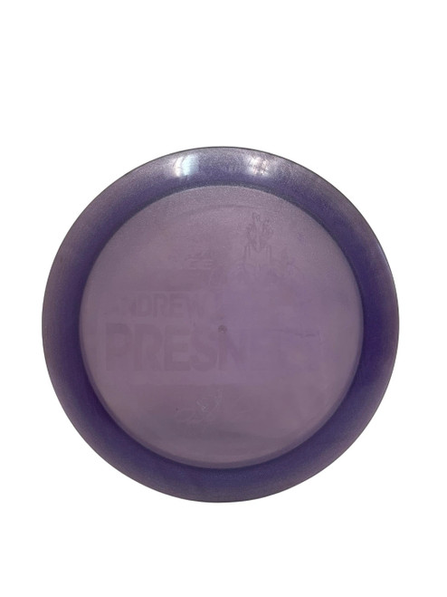 Vist Large View of Product Image Which is Used Discraft Tour Series Andrew Presnell Force 175g Disc Golf Driver Purple 