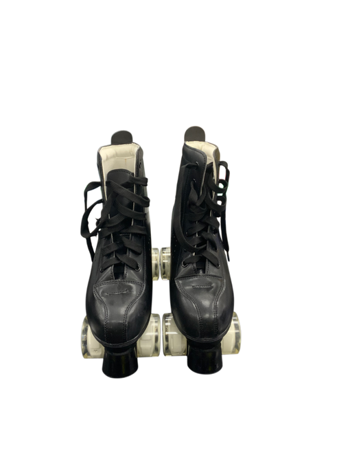 Vist Large View of Product Image Which is Used XUDREZ QUAD SKATES Senior Roller Quad Skates Black Senior 7.5