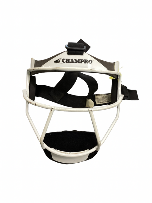 Vist Large View of Product Image Which is Used Champro FIELDERS MASK BB/SB Fielders Mask White One Size