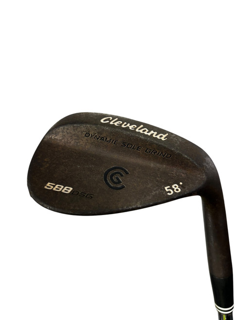 Vist Large View of Product Image Which is Used Cleveland 588 DSG Golf Wedge Mens RH 58 Degree