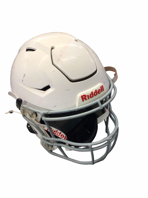 Vist Large View of Product Image Which is Used Riddell SPEED FLEX FB Helmet White LG