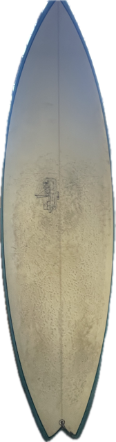 Vist Large View of Product Image Which is Used ROAM BLUE Surfboard Carolina Blue 6Ft 4In