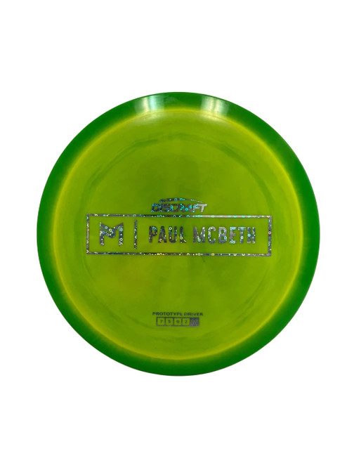 Vist Large View of Product Image Which is Used Discraft PM Prototype 172g Disc Golf Driver Green 