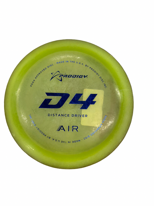 Vist Large View of Product Image Which is Used Prodigy D4 Disc Golf Driver Yellow