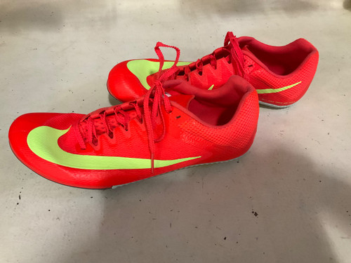 Vist Large View of Product Image Which is Used Nike RIVAL SPRINT Track & Field Cleats Adult Orange Senior 10