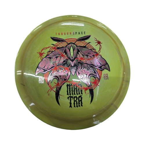 Vist Large View of Product Image Which is Used Thought Space Athletics MANTRA DRIVER Disc Golf Driver Vegas Gold